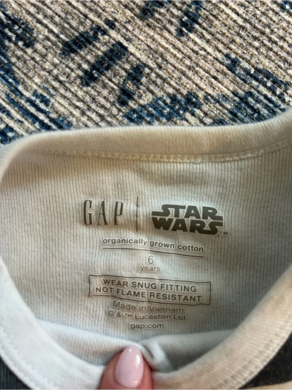 GAP Kids Star Wars Boys Pajama Bundle Size 6 Stormtrooper 2 Sets Organic Cotton
